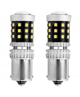 Amio Led canbus 2016 39smd 1156 ba15s p21w r10w r5w baltas 12v / 24v