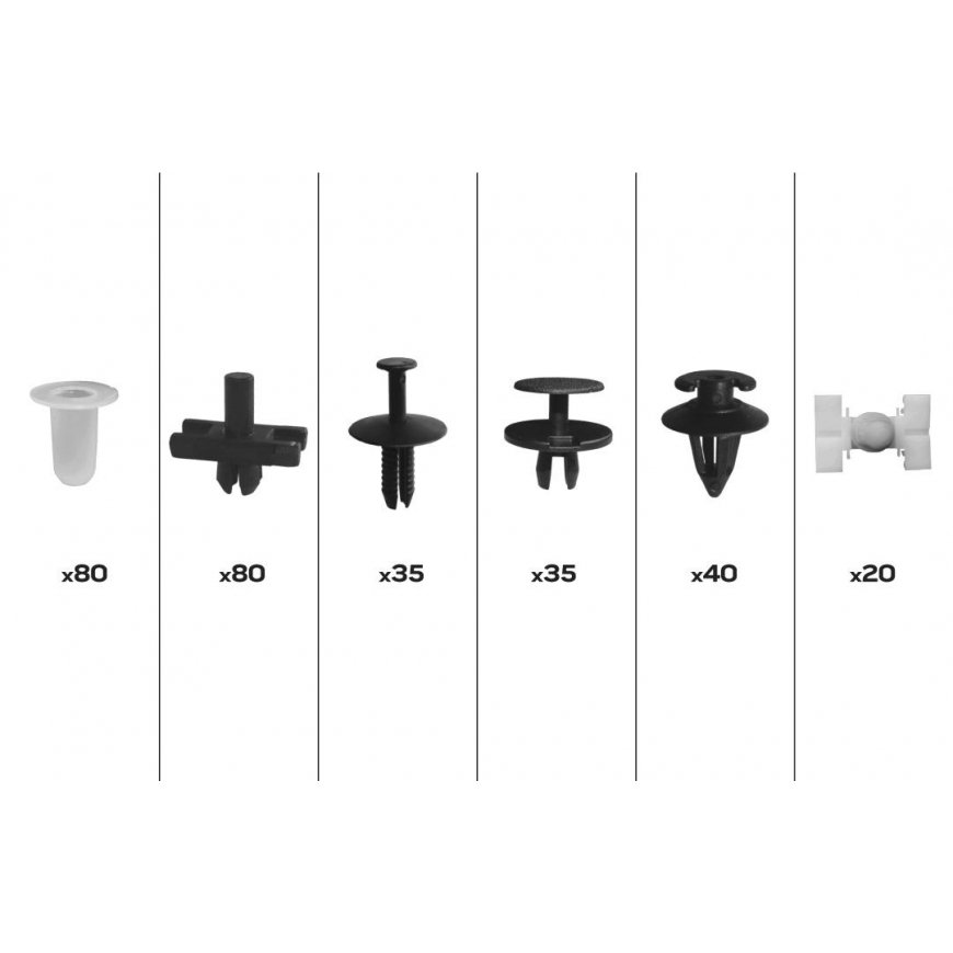 Neo BMW car clips set, 290 pcs – 3