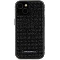 Case Karl Lagerfeld Rhinestone Plate Metal Logo Case for iPhone 15 Black Case Karl Lagerfeld Rhinestone Plate Metal Logo Case for iPhone 15 Black
