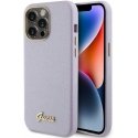 Guess PU Glitter Full Wrap Case for iPhone 15 Pro Max Lilac