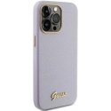 Guess PU Glitter Full Wrap Case for iPhone 15 Pro Max Lilac