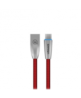 USB Usams USB-A - USB-C 1.2 m cable Red (63813-uniw)