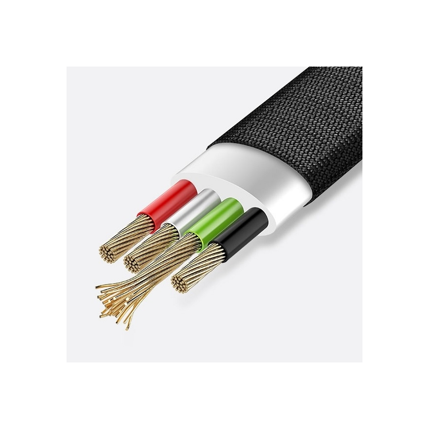 USB Usams USB-A - USB-C 1.2 m cable Red (63813-uniw) – 3
