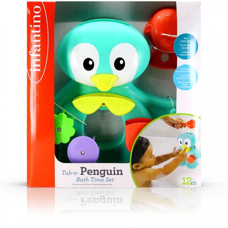 INFANTINO Penguin bath set