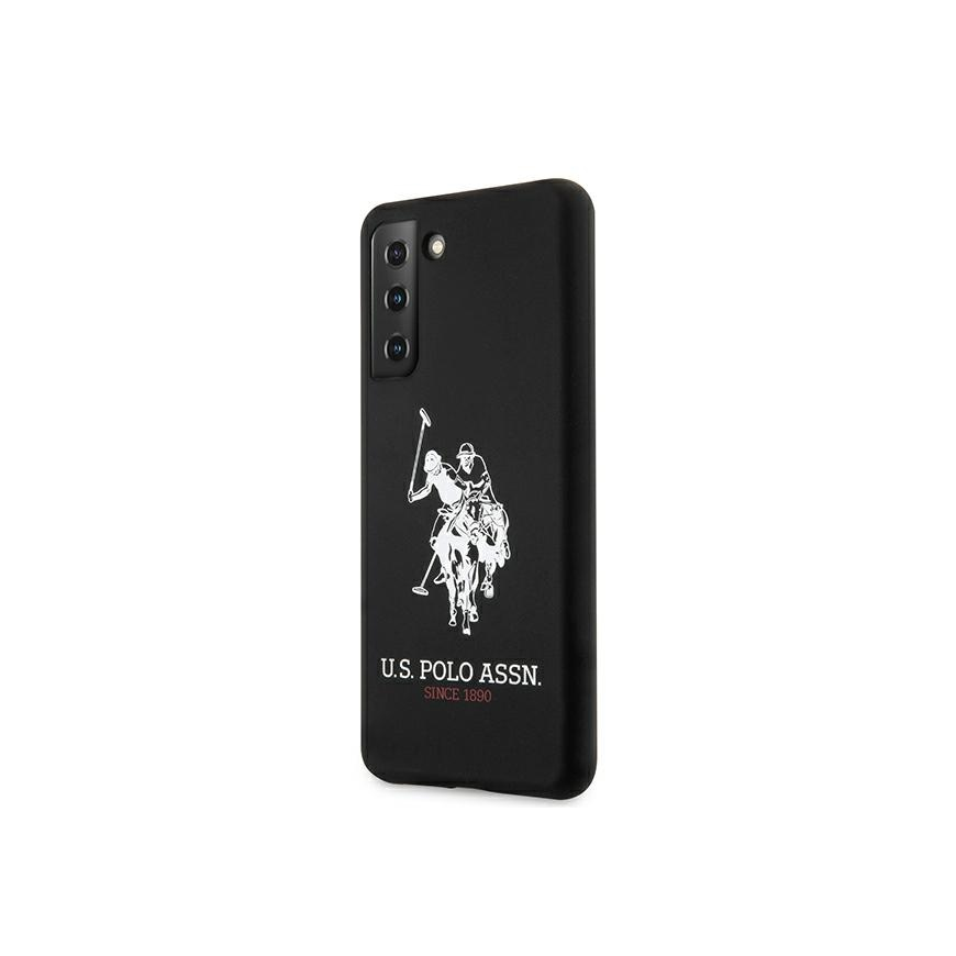 Dėklas Us Polo Assn US Polo USHCS21SSLHRBK S21 G991 juoda/juodas silikoninis logotipas – 2