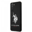 Dėklas Us Polo Assn US Polo USHCS21SSLHRBK S21 G991 juoda/juodas silikoninis logotipas