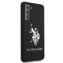Dėklas Us Polo Assn US Polo USHCS21SSLHRBK S21 G991 juoda/juodas silikoninis logotipas