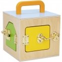 Tooky Toys Tooky žaislas Montessori mokomoji dėlionė dėlionė Abacus orų lenta 6in1 nuo 3 metų