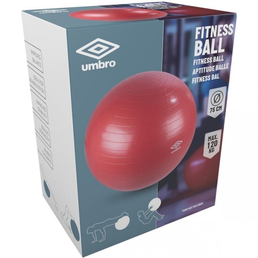 FITNESS BALL 75cm RED UMBRO – 2