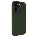 Evelatus Apple iPhone 15 Pro Premium Magsafe Soft Touch Silicone Case Dark Olive