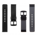 Smart watch leather Tactical strap, Black color, 22mm Smart watch leather Tactical strap, Black color, 22mm