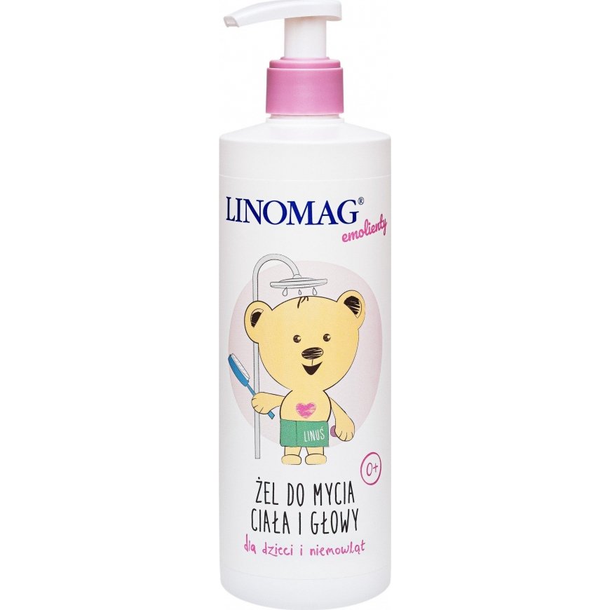 Linomag LINOMAG-GEL FOR BODY AND HEAD WASH FOR CHILDREN AND BABIES 400ml/K092/