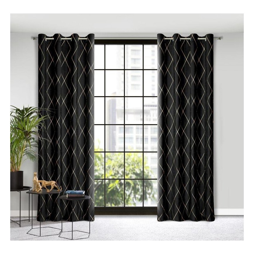 Eurofirany Euro curtains PIER / Z / MARGO / CZA 140X250 TRANS