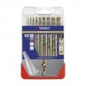 Grąžtas Tivoly Metalo grąžtų rinkinys HSCOB pilnai šlifuoti Clipster PRO 10vnt Ø1-10mm 5% kobalto Grąžtas Tivoly Metalo grąžtų rinkinys HSCOB pilnai šlifuoti Clipster PRO 10vnt Ø1-10mm 5% kobalto