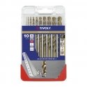 Drilled Tivoli Metal drill set HSCOB fully ground Clipster PRO 10pcs Ø1-10mm 5% cobalt Drilled Tivoli Metal drill set HSCOB fully ground Clipster PRO 10pcs Ø1-10mm 5% cobalt