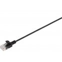 Fuj:tech UltraSlim CAT6A U/UTP -ohut verkkokaapeli, 2 m, musta Fuj:tech UltraSlim CAT6A U/UTP -ohut verkkokaapeli, 2 m, musta