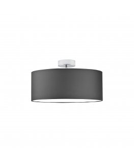 Orno ROLLO pendant lamp, power max. 1x60W, gray, short
