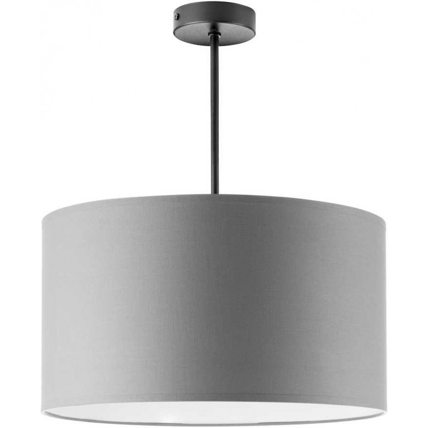 Orno ROLLO pendant lamp, power max. 1x60W, gray, short – 2