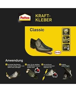 Pattex Kraftkleber Classic, hochwärmefest, Tube with 125g