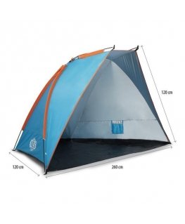 Beach tent Nils Camp NC8030, blue, 260x120x120cm