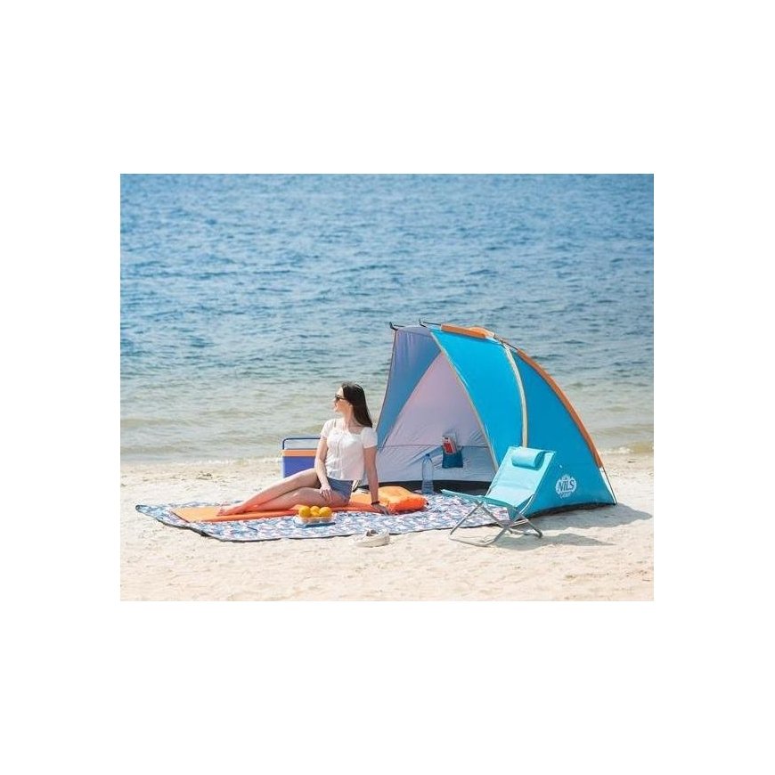 Beach tent Nils Camp NC8030, blue, 260x120x120cm – 5