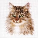 Beldizart Cross stitch kit "Siberian cat" S1-35