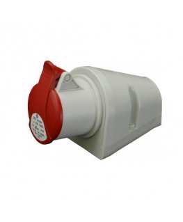 Orno SEZ Socket fixed 4P 32A 400V red IP44 (IZN 3243)