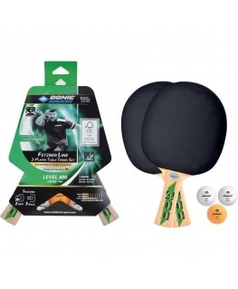 Set DO TENISA STOŁOWEGO DONIC FETZNER 400 2 RAKIETKI 3 PIŁECZKI