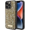 Guess Apple iPhone 15 Pro HC RHINESTONE METAL LOGO Yellow Guess Apple iPhone 15 Pro HC RHINESTONE METAL LOGO Yellow