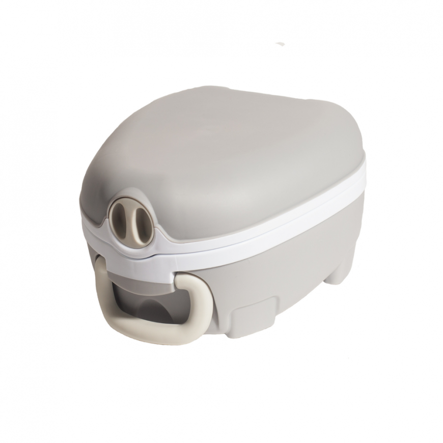 My Carry Potty Educational portable potty, Pastel gray