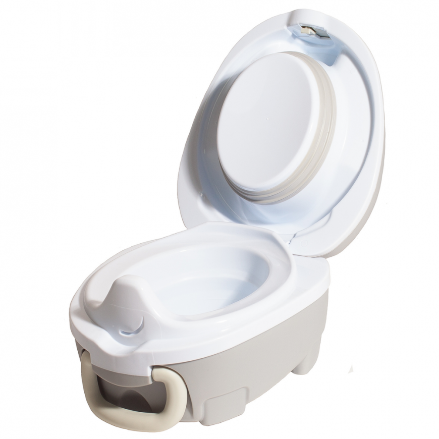 My Carry Potty Educational portable potty, Pastel gray – 2