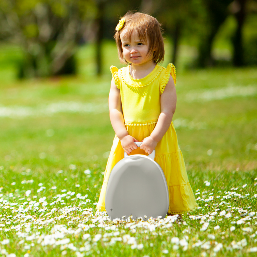 My Carry Potty Mokomasis nešiojamas naktipuodis, Pilka pastelė – 3