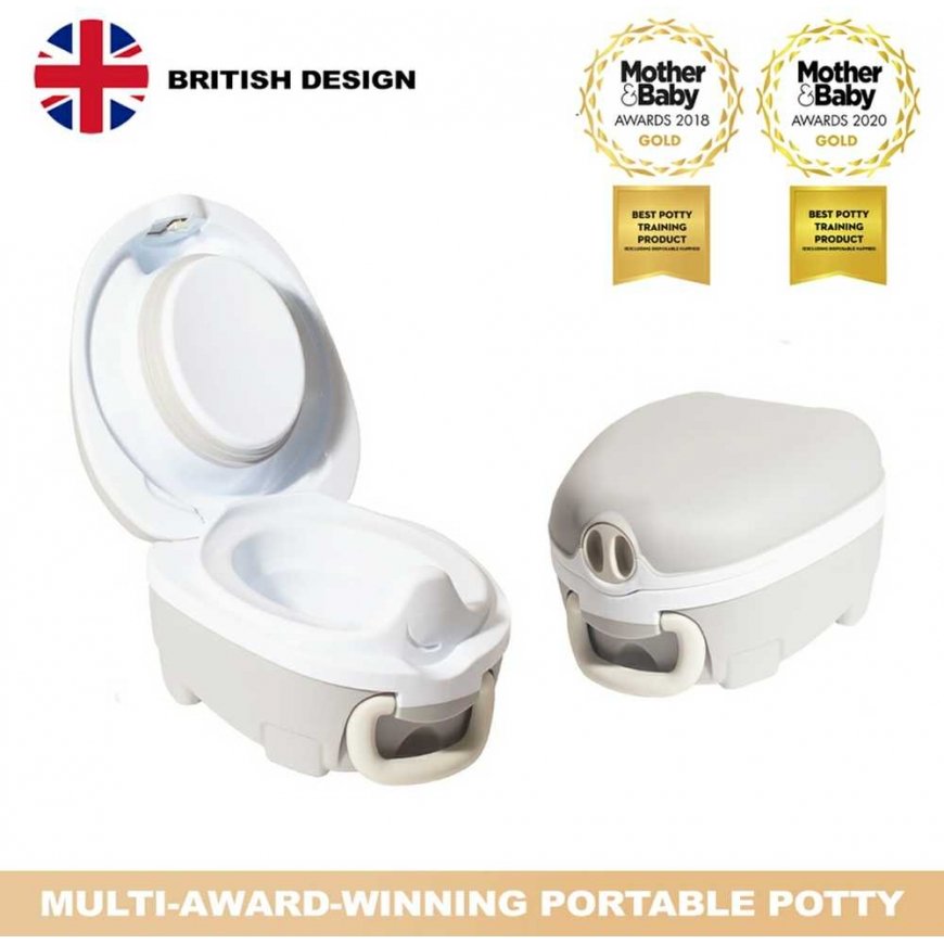 My Carry Potty Educational portable potty, Pastel gray – 5
