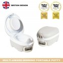 My Carry Potty Educational portable potty, Pastel gray