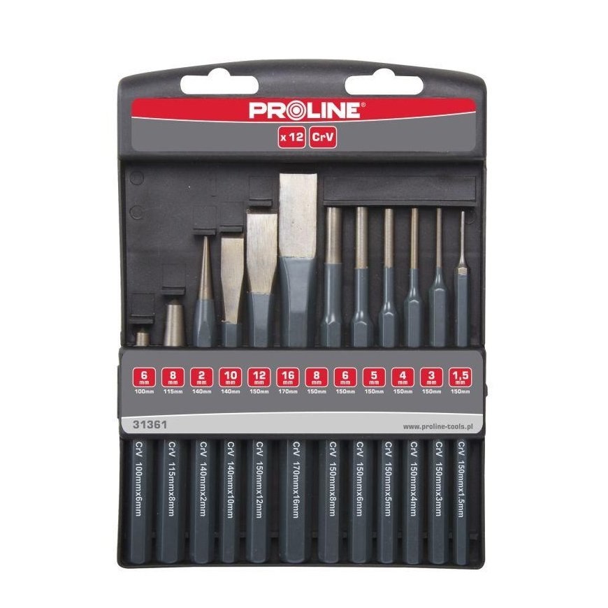 Proline Pro-Line Set of punches, chisels