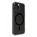 Evelatus Apple iPhone 15 Clear Case With MagSafe and Camera Protection Transparent Black