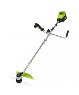 Greenworks GD60BCB 40 cm Akku Musta, Vihreä, Hopea