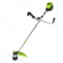 Greenworks GD60BCB 40 cm Patarei Must, Roheline, Hõbe Greenworks GD60BCB 40 cm Patarei Must, Roheline, Hõbe