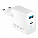 Forever TC-06 GaN Адаптер PD / QC / 1x USB-C / 1x USB / 65W Forever TC-06 GaN Адаптер PD / QC / 1x USB-C / 1x USB / 65W