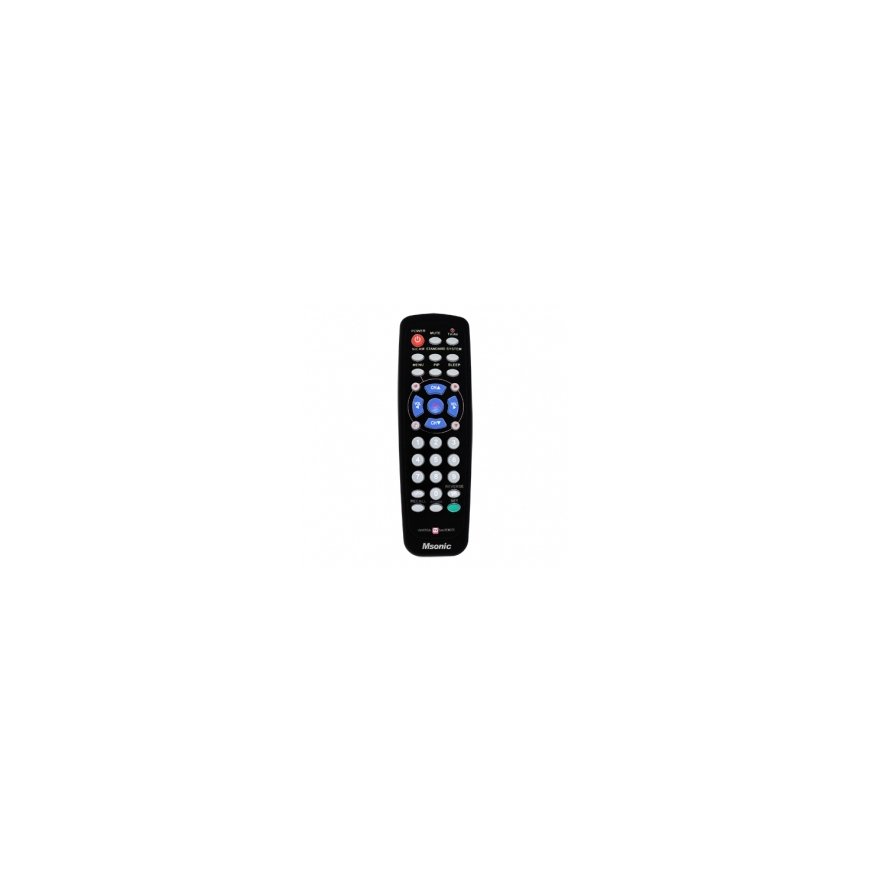 Msonic MBC415K tālvadības pults IR Bezvadu Televīzija Nospiežamās pogas