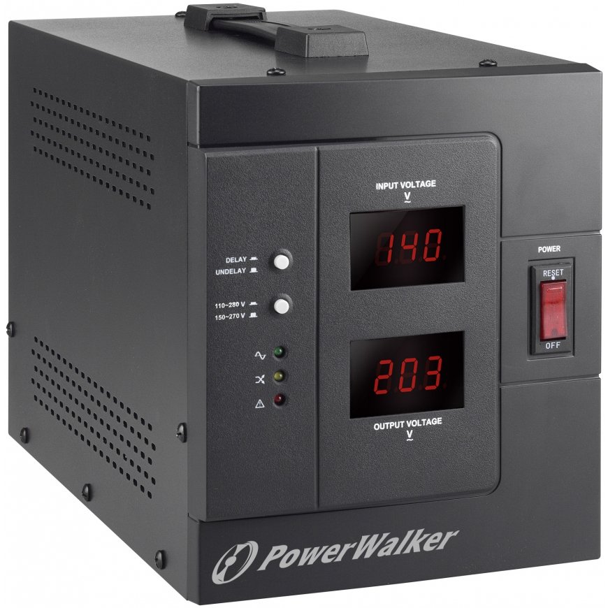 PowerWalker AVR 3000 SIV FR регулятор напряжения 1 розетка(и) 110-280 V Черный – 2