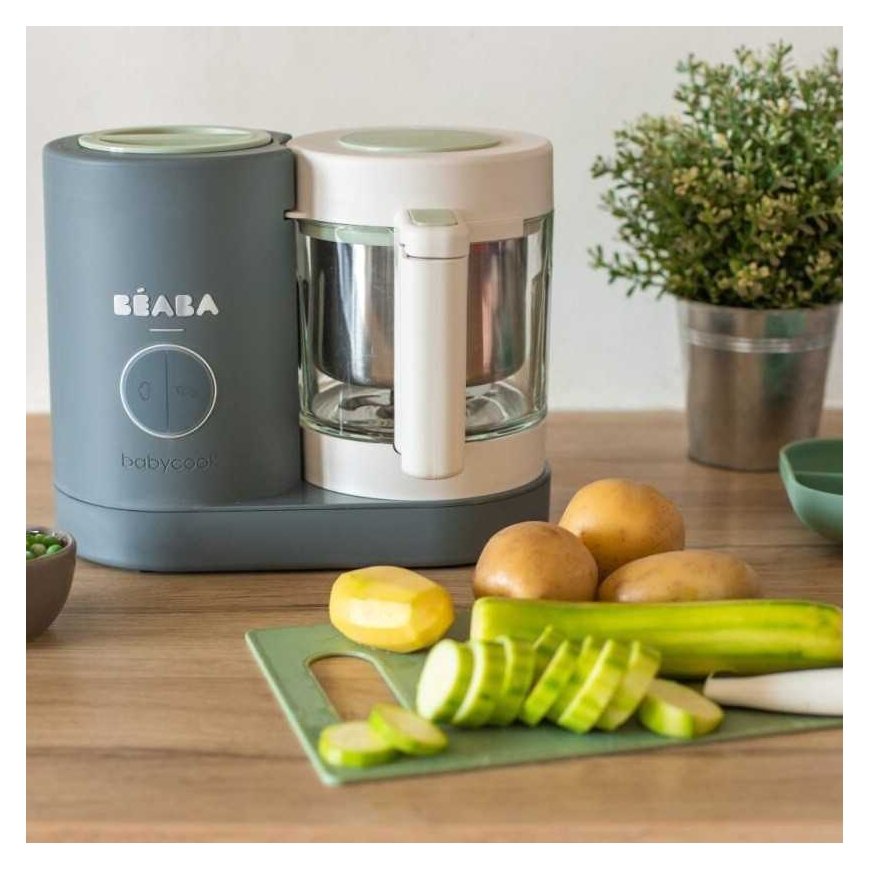 BEABA BABYCOOK GRINDER-Steamer NEO, MINERAL Grey – 5