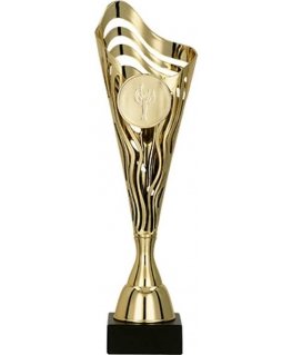 Detail Golden plastic cup