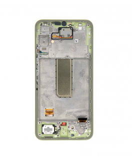 Dėklas LCD ekranas + jutiklinis blokas + priekinis dangtelis Samsung A346B Galaxy A34 5G Awesome Lime (pakeitimų paketas)