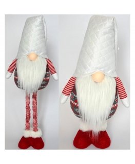 Saska Garden gnome on telescopic legs white 80-115cm