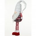 Saska Garden gnome on telescopic legs white 80-115cm Saska Garden gnome on telescopic legs white 80-115cm