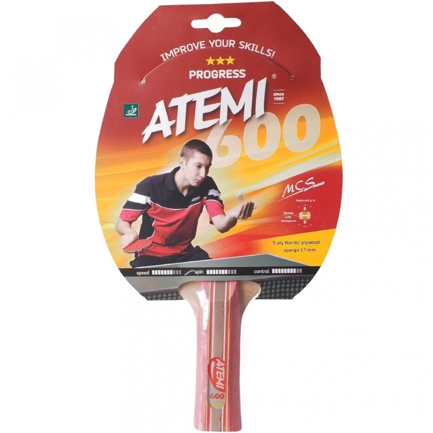 Jaunā Atemi 600 Anatomical - galda tenisa rakete