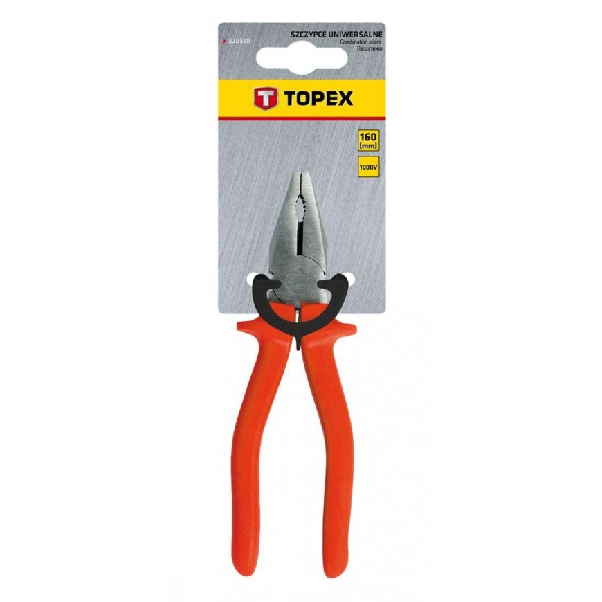 Topex Kombinuotosios replės 160 mm, 1000V – 2