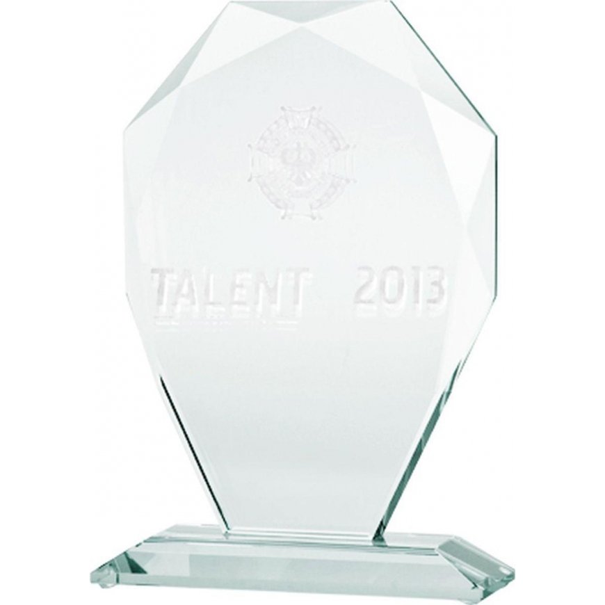 Victoria Sport Trofeum glass with 3D engraving