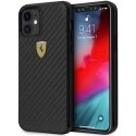 Ferrari FERCAHCP12SBK iPhone 12 mini 5.4 Black/Black On Track Real Carbon Hard Case Ferrari FERCAHCP12SBK iPhone 12 mini 5.4 Black/Black On Track Real Carbon Hard Case